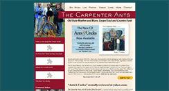 Desktop Screenshot of carpenterants.wvmusichalloffame.com